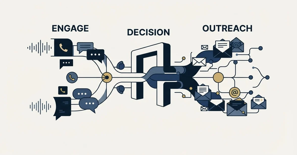 Editorial illustration for JustCall vs Snov.io