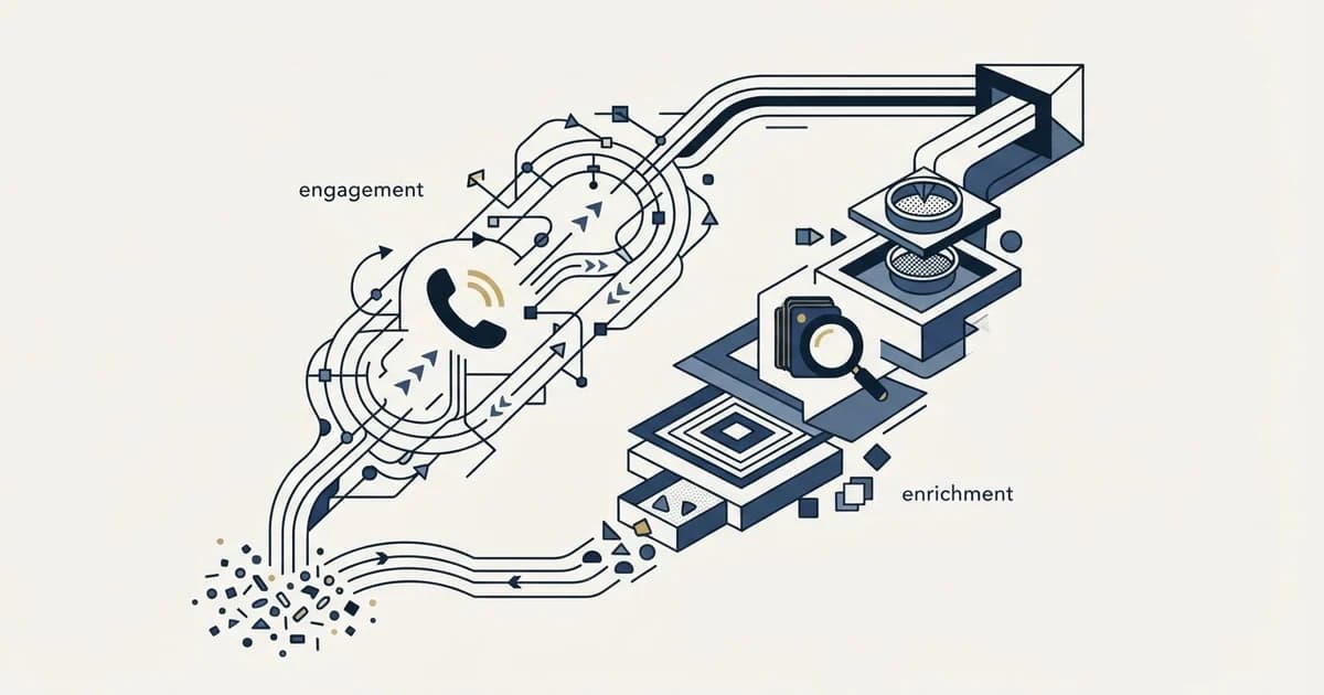 Editorial illustration for JustCall vs Wiza