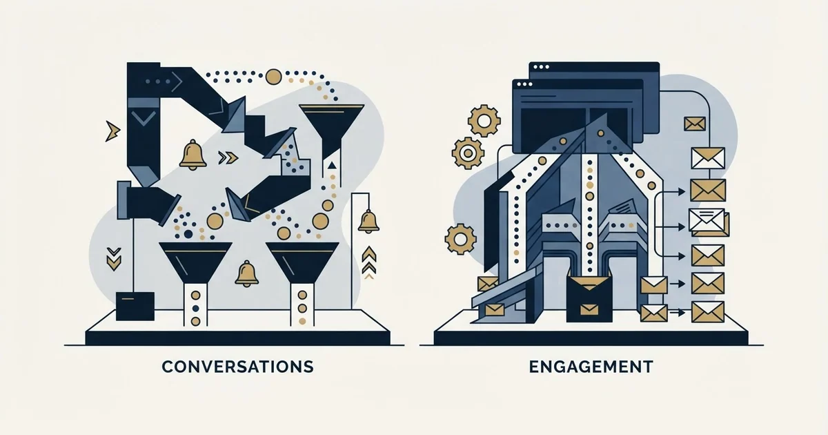 Editorial illustration for JustCall vs Yesware