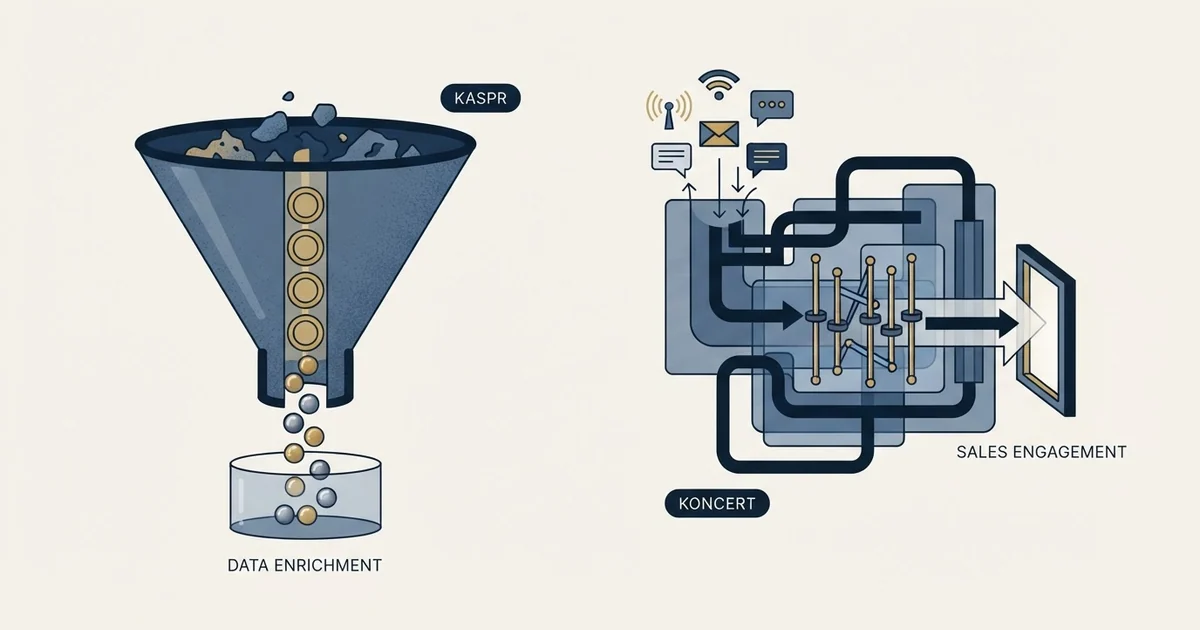 Editorial illustration for Kaspr vs Koncert