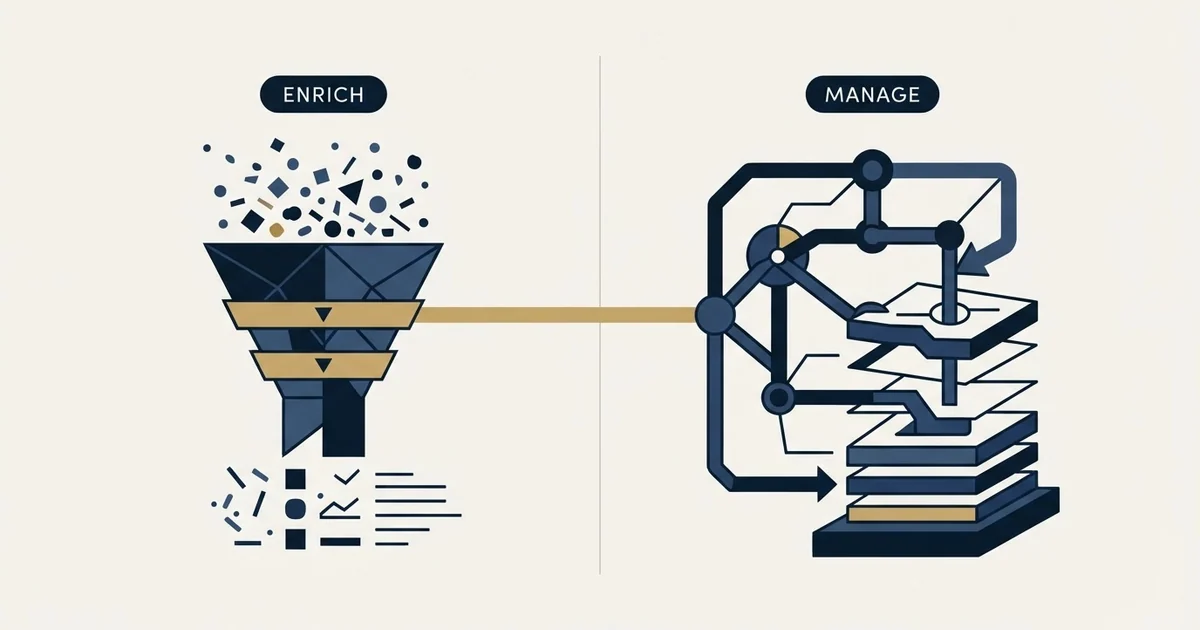 Editorial illustration for Kaspr vs Pipeline CRM