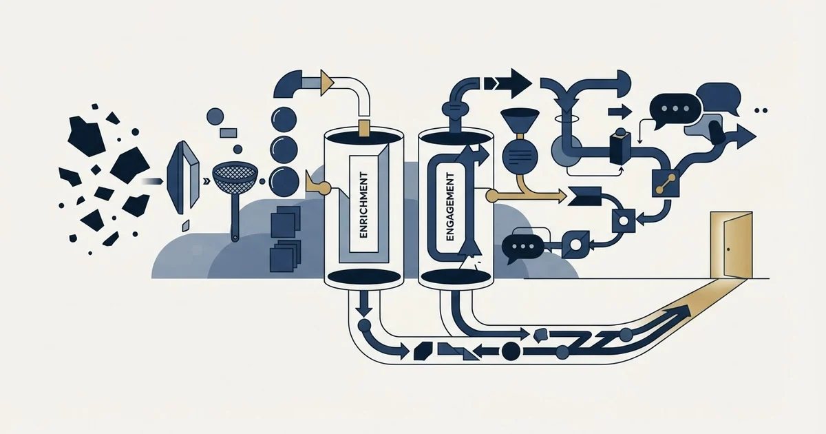 Editorial illustration for Kaspr vs Regie.ai