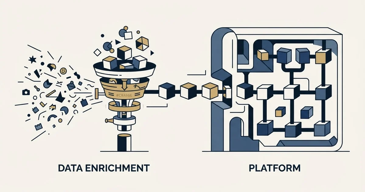 Editorial illustration for Kaspr vs Salesforce