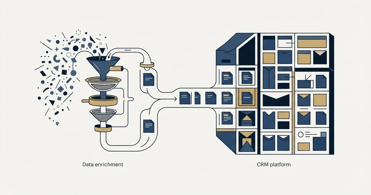 Editorial illustration for Kaspr vs Zoho CRM