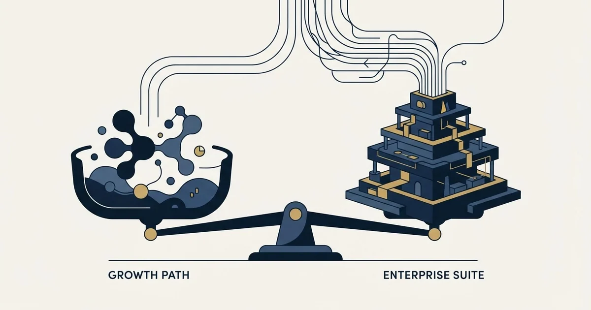 Editorial illustration for Keap vs Microsoft Dynamics Sales