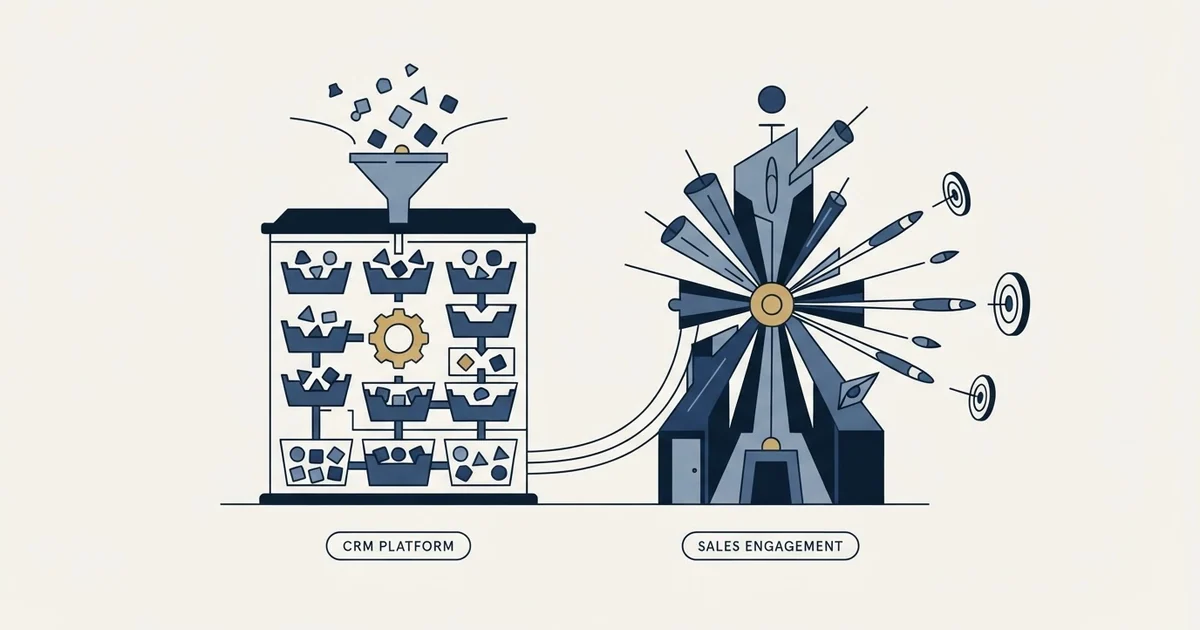 Editorial illustration for Keap vs Outreach