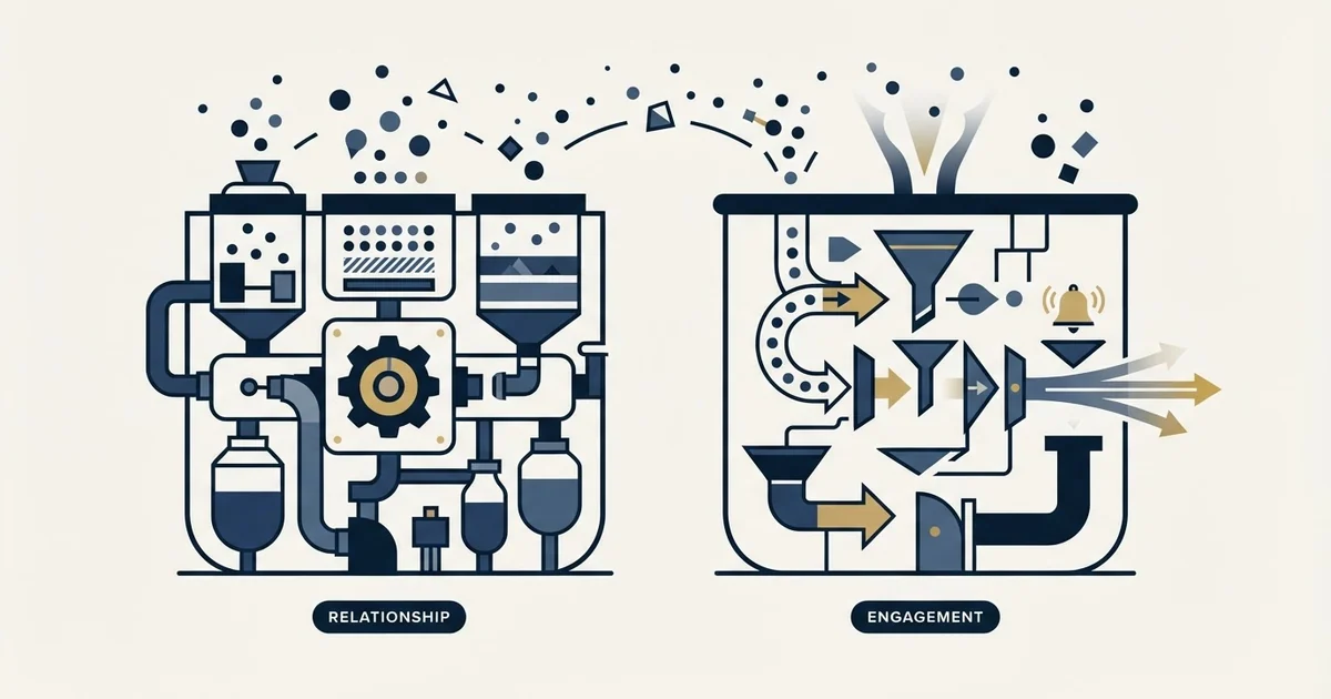 Editorial illustration for Keap vs Salesloft