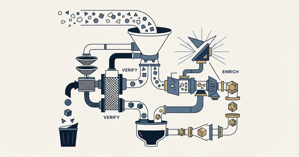 Editorial illustration for Kickbox vs LeadMagic