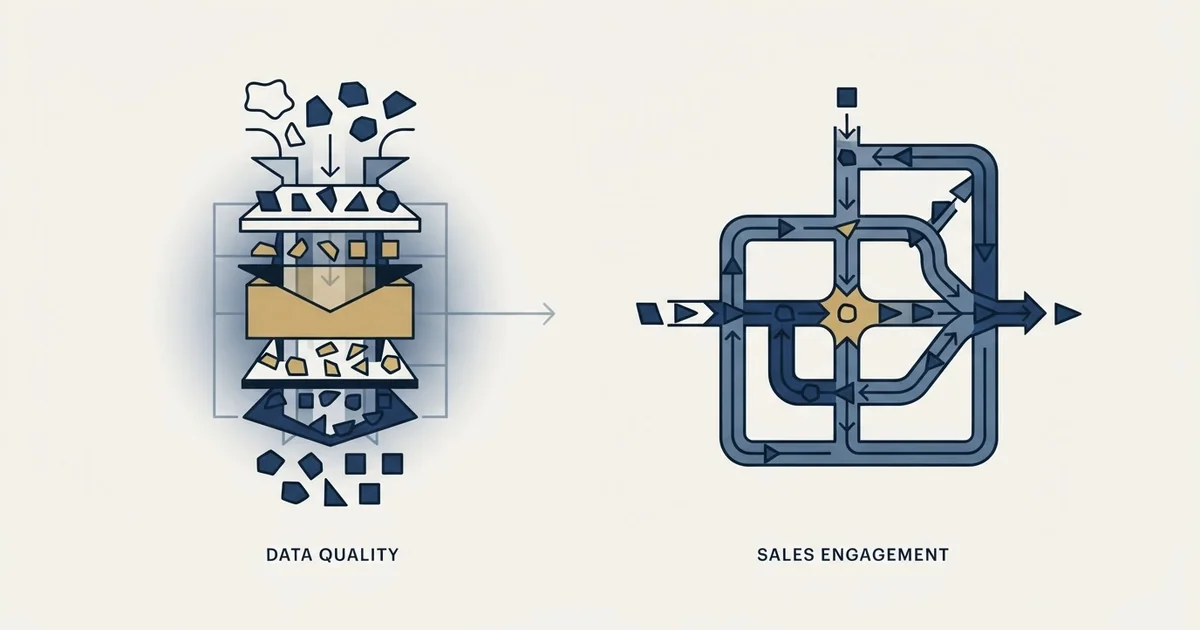 Editorial illustration for Kickbox vs Salesloft