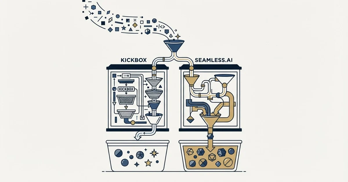 Editorial illustration for Kickbox vs Seamless.AI