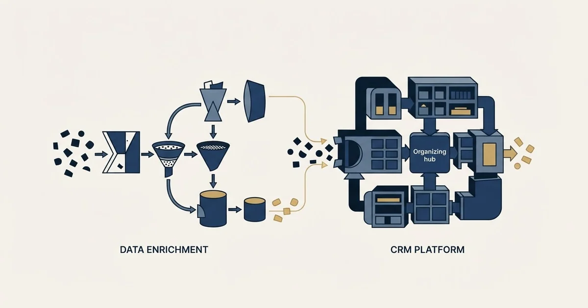 Editorial illustration for Kickbox vs Zoho CRM