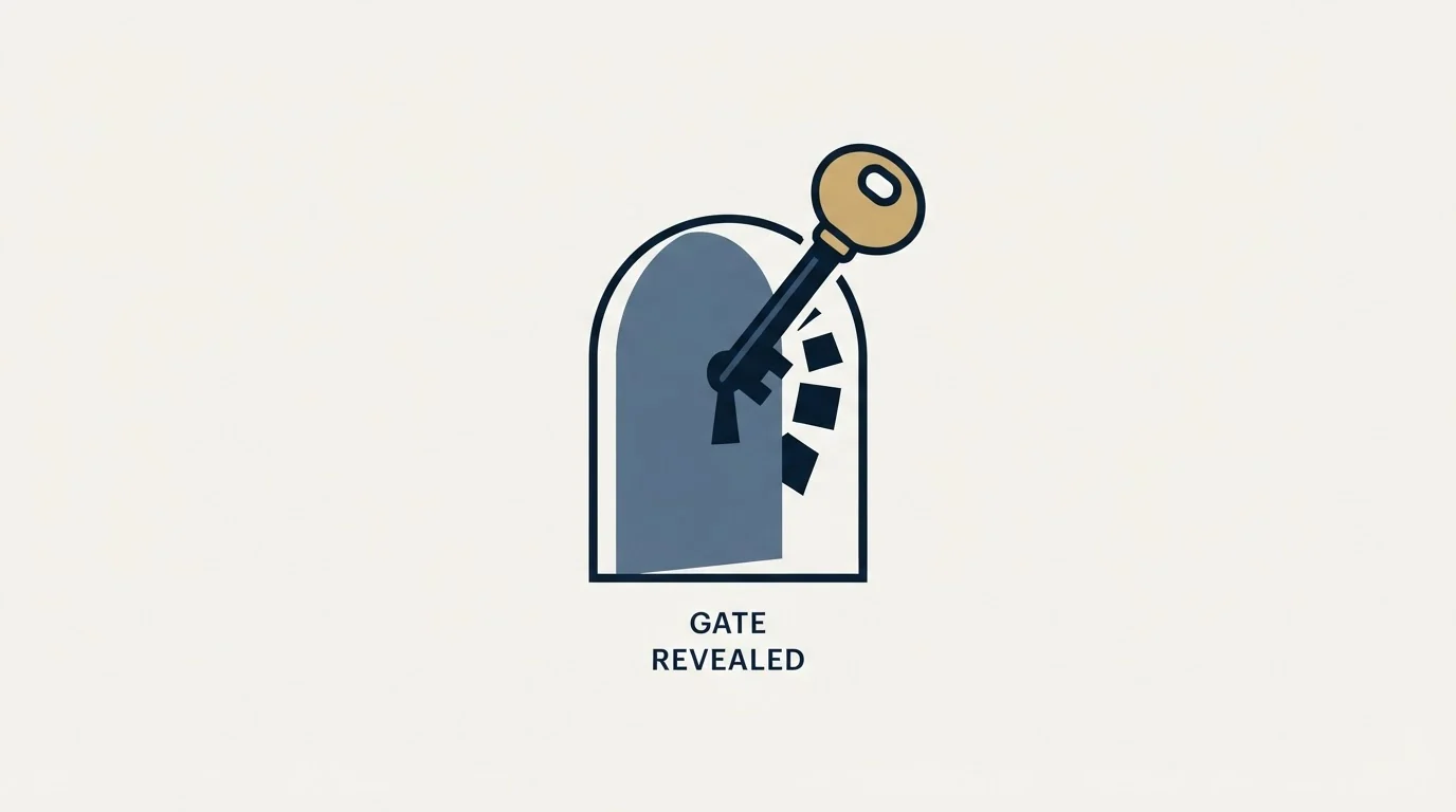 Section illustration: The quote gated options, in what they publish instead