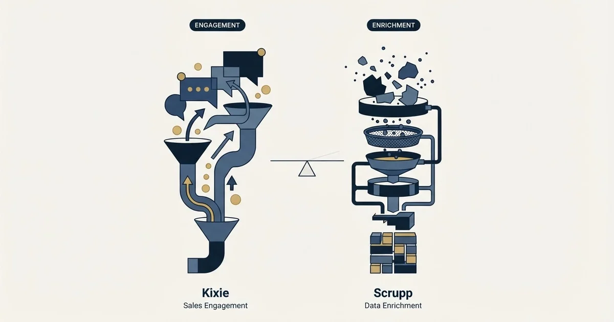 Editorial illustration for Kixie vs Scrupp