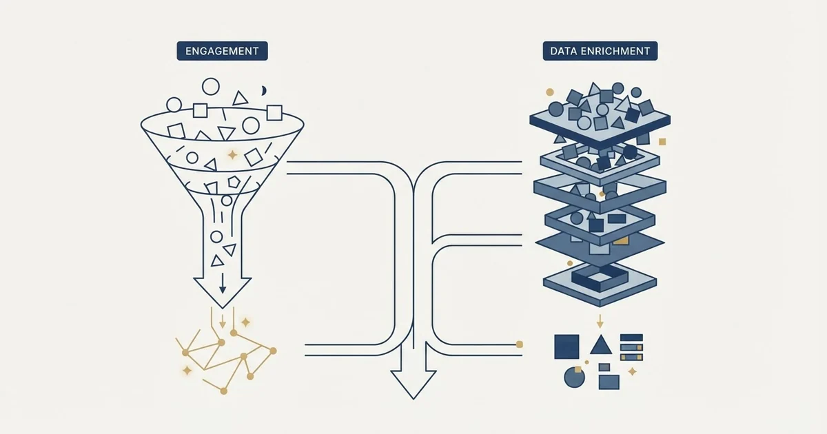 Editorial illustration for Kixie vs TheirStack