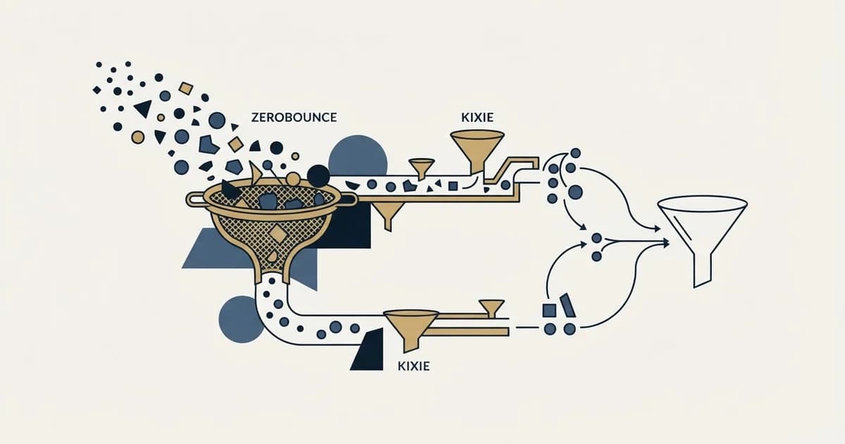 Editorial illustration for Kixie vs ZeroBounce
