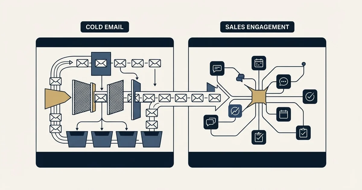 Editorial illustration for Klenty vs Salesflow