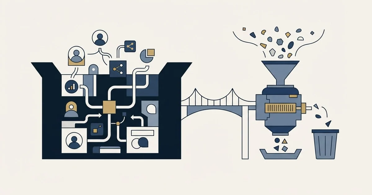 Editorial illustration for Kommo vs MyEmailVerifier