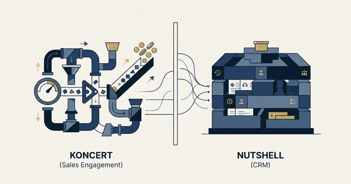 Editorial illustration for Koncert vs Nutshell