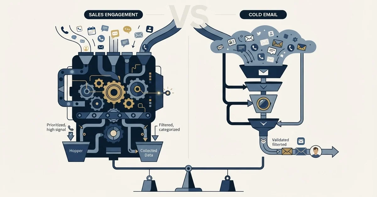 Editorial illustration for Koncert vs ReachInbox