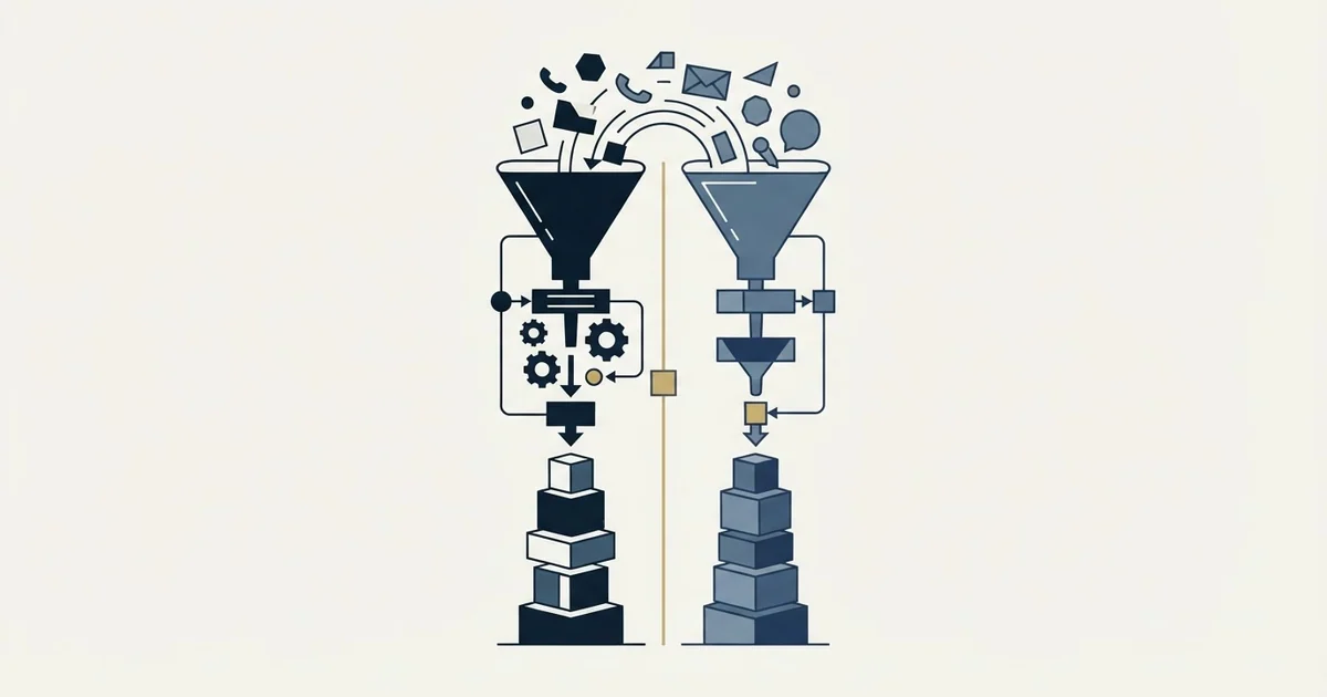 Editorial illustration for Koncert vs Revenue.io