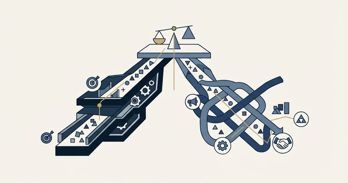 Editorial illustration for Koncert vs Skylead