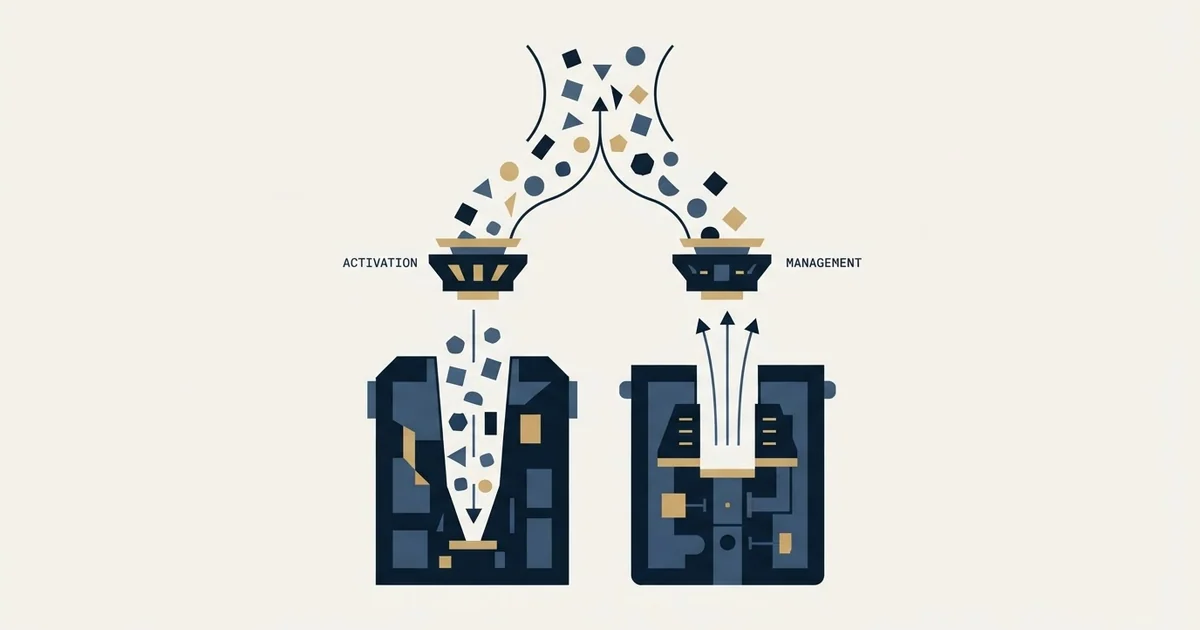 Editorial illustration for Koncert vs Zoho CRM