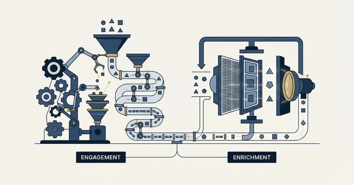 Editorial illustration for La Growth Machine vs LeadMagic