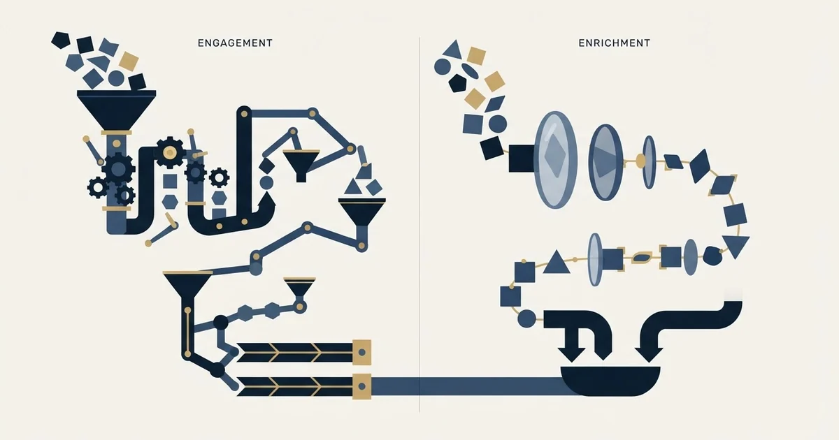 Editorial illustration for La Growth Machine vs Nymeria