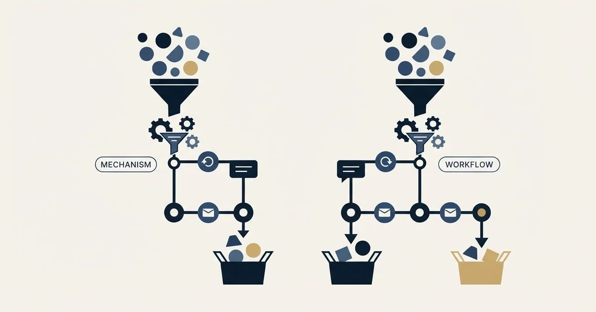 Editorial illustration for La Growth Machine vs Overloop AI