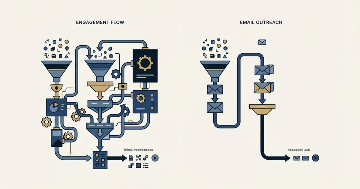 Editorial illustration for La Growth Machine vs PlusVibe