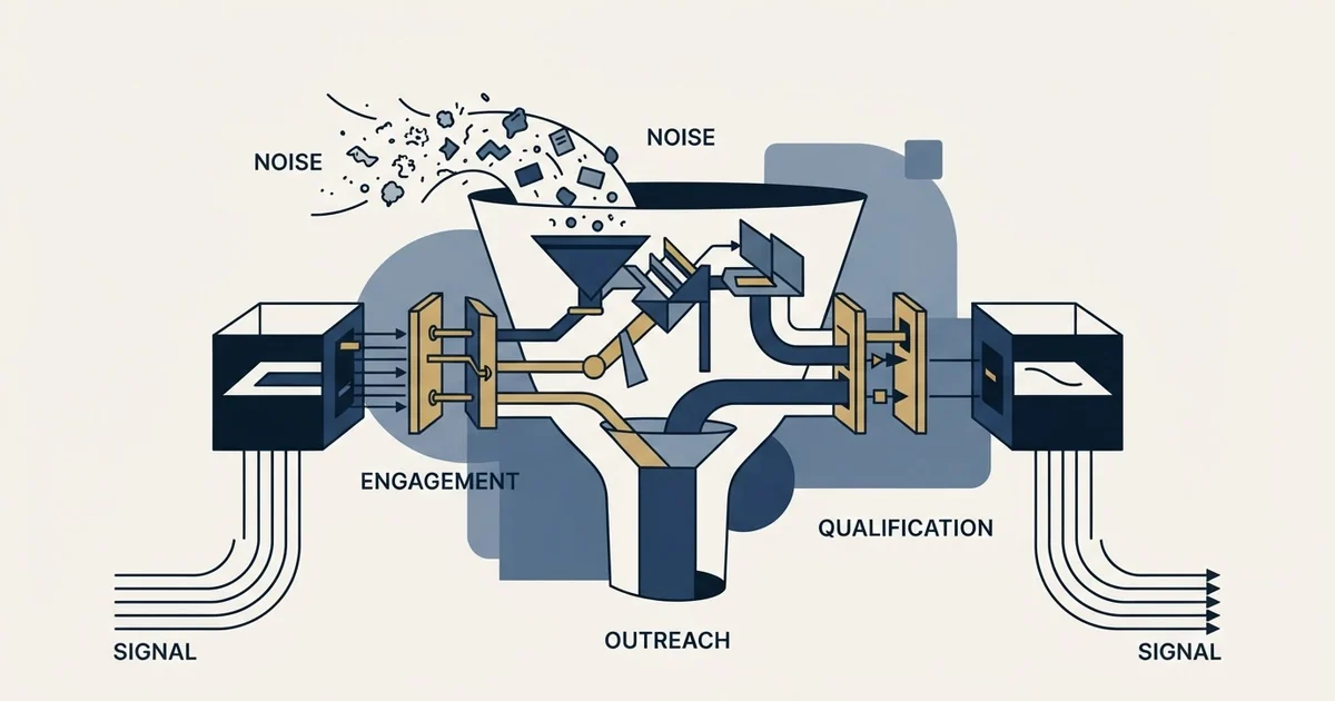 Editorial illustration for La Growth Machine vs Qualifier.ai