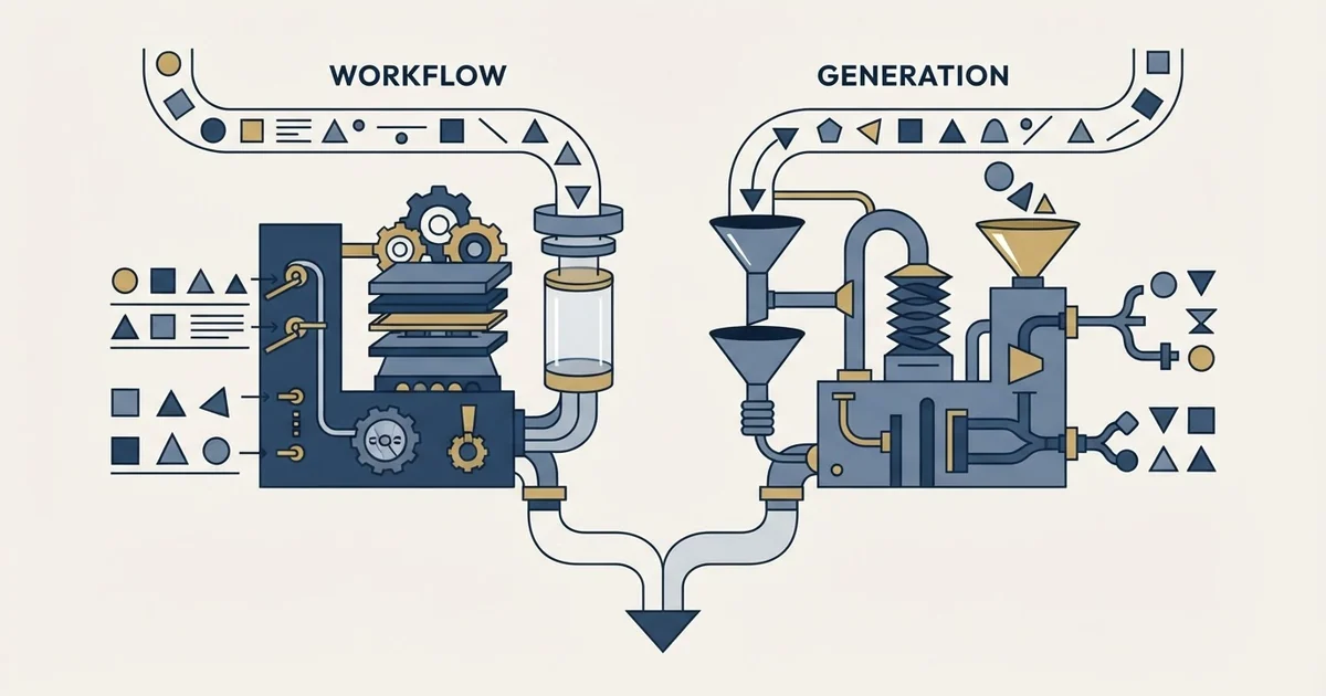 Editorial illustration for La Growth Machine vs Regie.ai