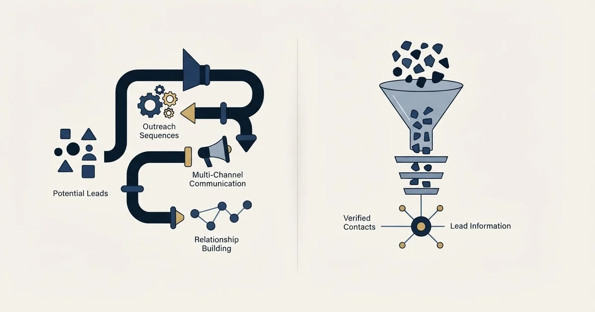 Editorial illustration for La Growth Machine vs Seamless.AI