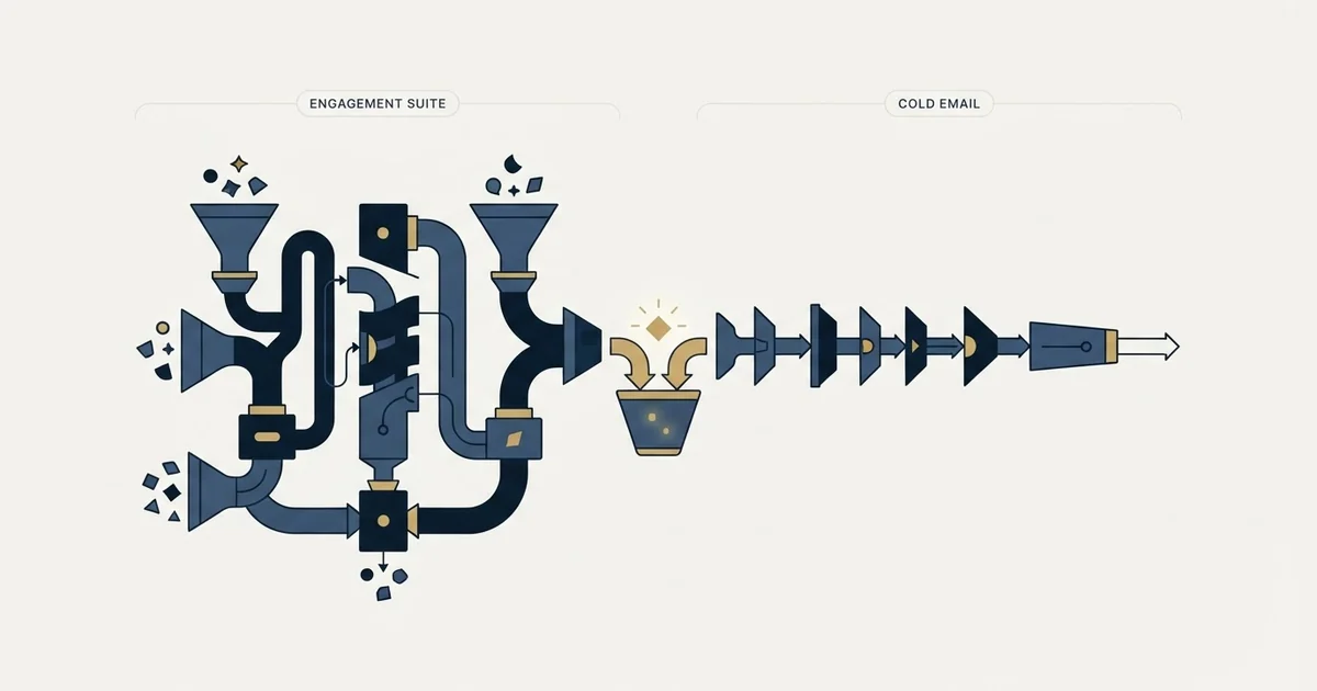 Editorial illustration for La Growth Machine vs Smartlead