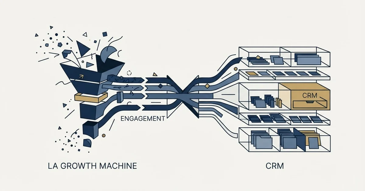 Editorial illustration for La Growth Machine vs Streak