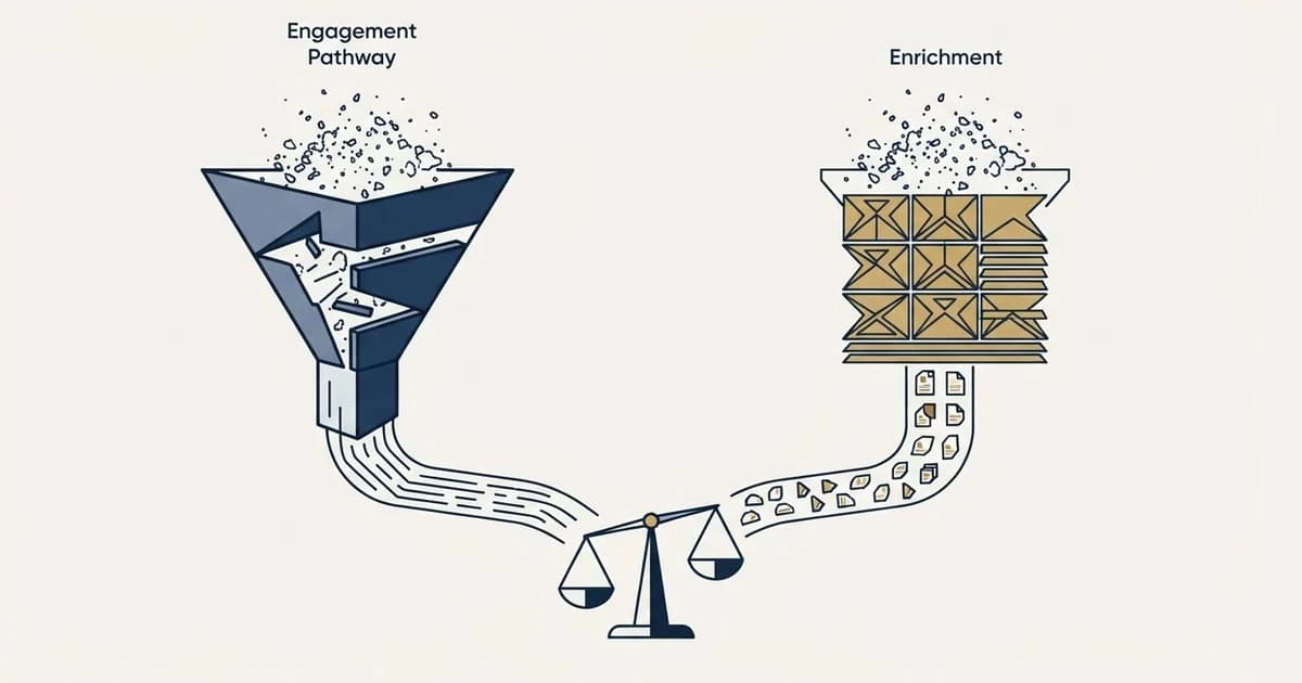 Editorial illustration for La Growth Machine vs Wiza