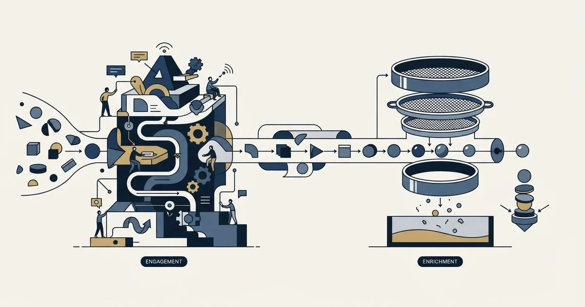 Editorial illustration for La Growth Machine vs ZeroBounce