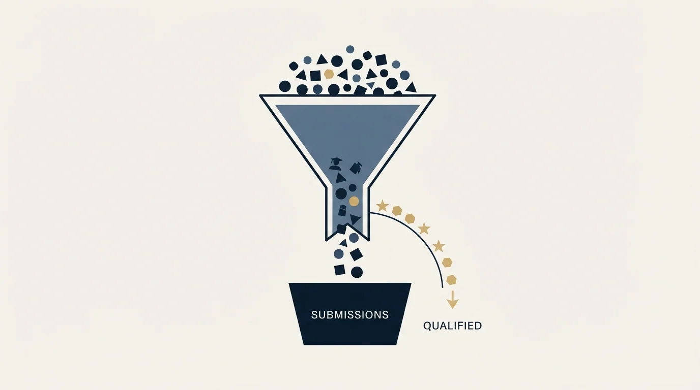 Section illustration: What a landing page cannot do