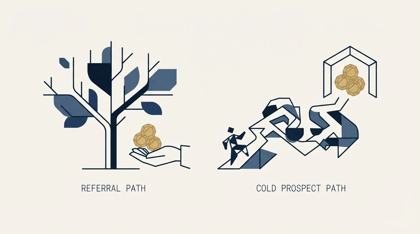 Section illustration: Cold prospects buy differently, and price differently