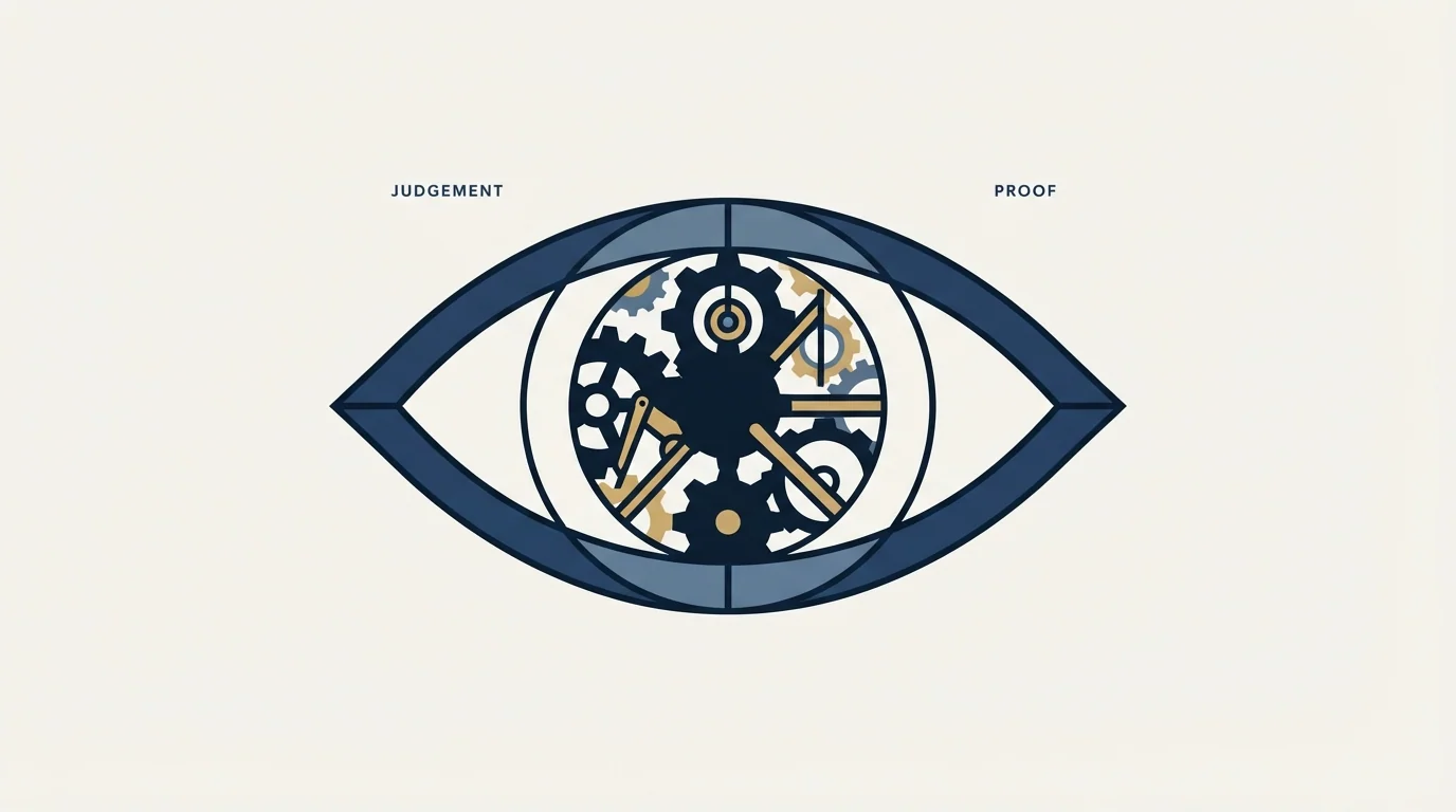 Section illustration: Proof for an audience that knows how proof is made