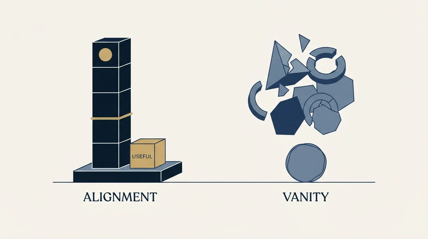 Section illustration: Where benchmarks belong, and where they do not