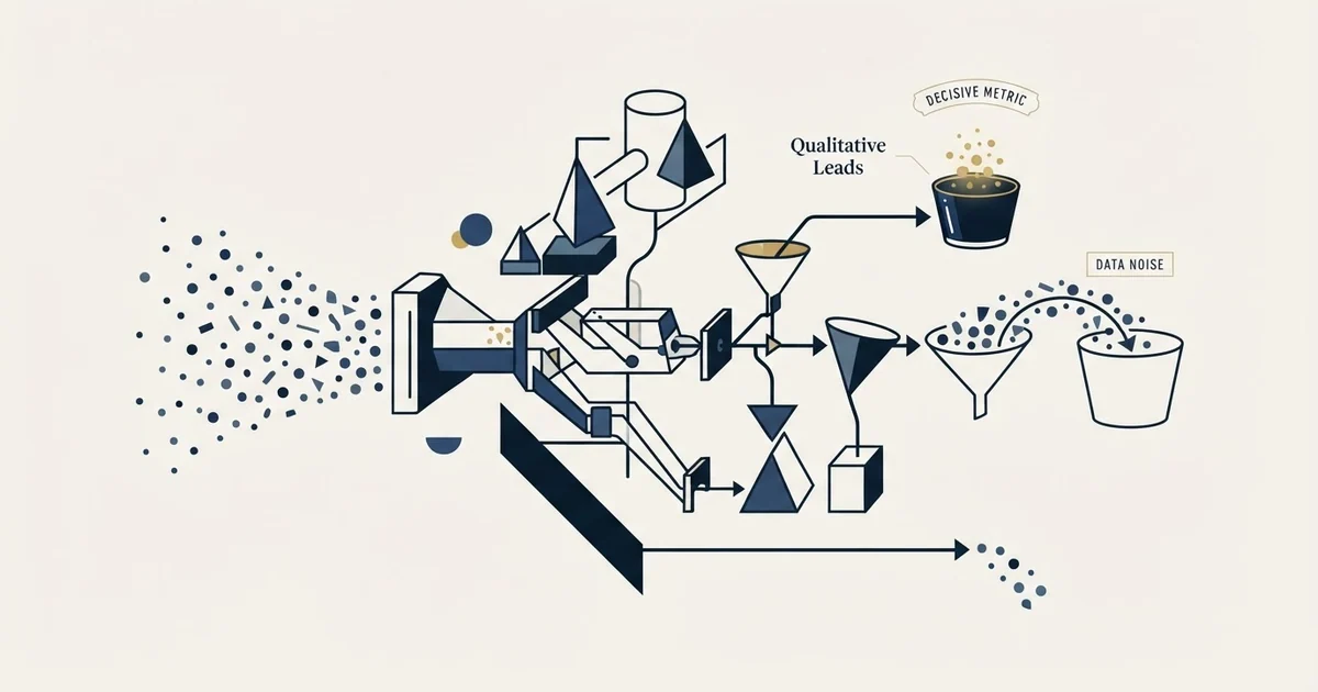 Editorial illustration for Lead Generation KPIs