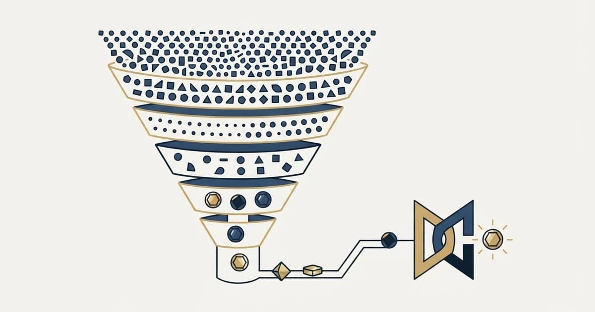 Editorial illustration for Lead Generation Strategy