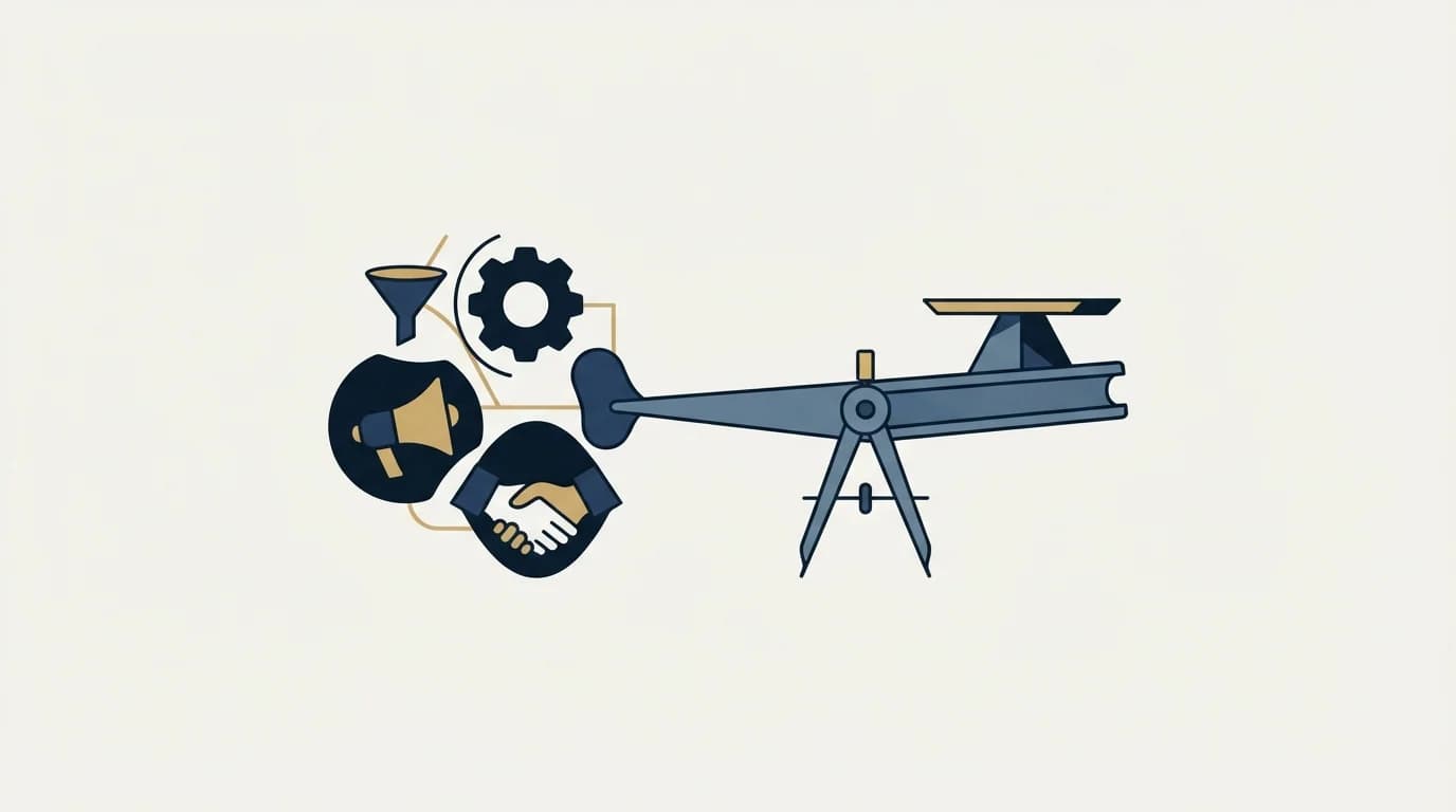 Section illustration: Four jobs, and how few tools they need