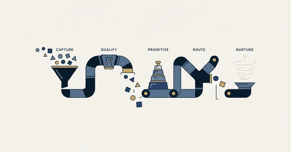 Editorial illustration for Lead Management