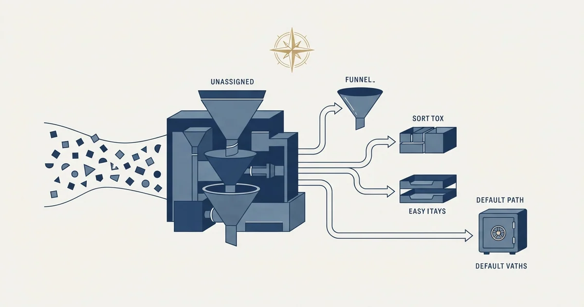 Editorial illustration for Lead Routing Software