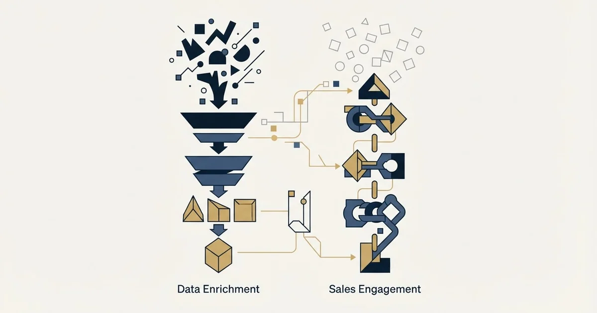 Editorial illustration for Lead411 vs Meet Alfred