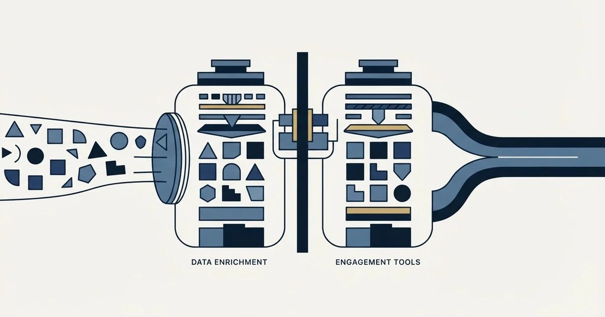 Editorial illustration for Lead411 vs PersistIQ