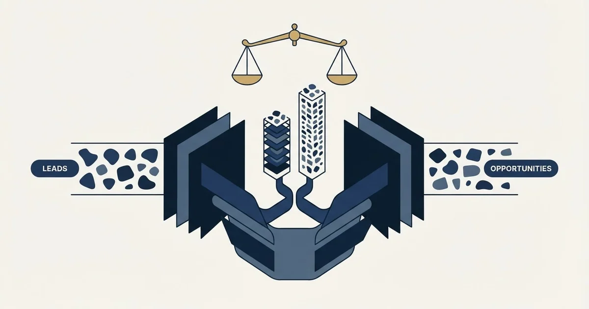 Editorial illustration for Lead411 vs PredictLeads