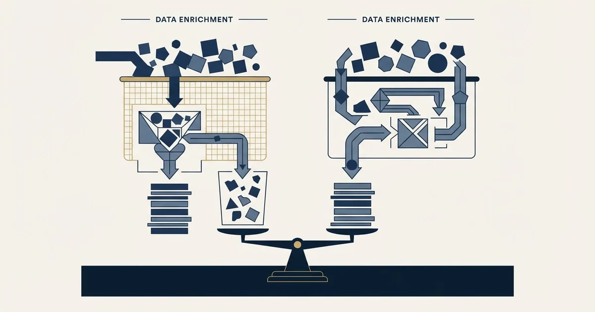 Editorial illustration for Lead411 vs Regie.ai